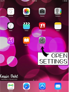 This guide will walk you through how you can lock an iPad into one app. This is perfect for when students are using iPads for cetners and you are teaching a small group, students who get easily distracted or limiting screen time for your own children!