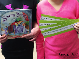Sequencing events of a story can be hard for students. This blog post has a great activity that will engage and excite your students to practice sequencing with fairytales. It also has a free graphic organizer to guide your students with sequence of events.