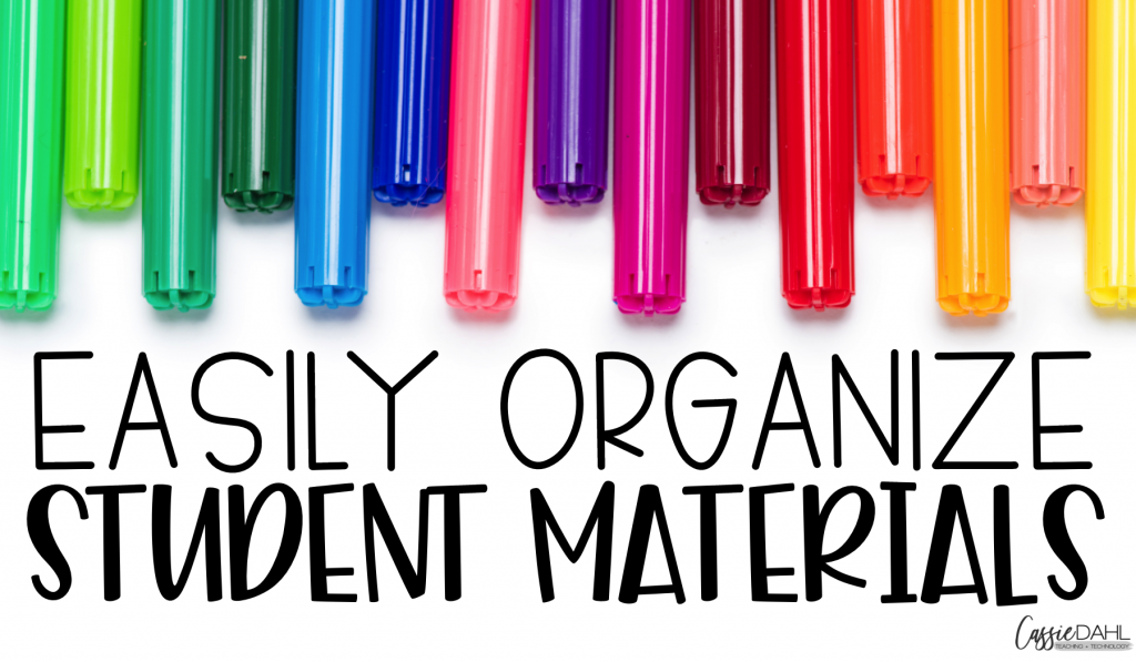 Organizing student materials can be tricky. This post details different ideas that you can try in your classroom and immediately see results!
